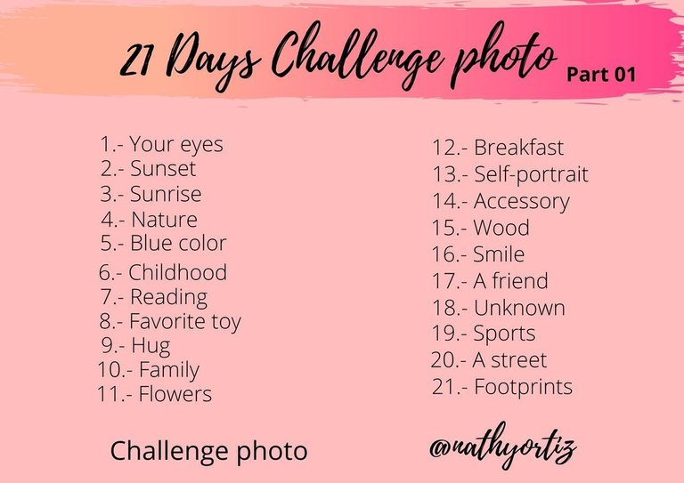 21 Days Challenge Photo